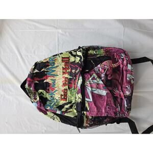 Rick and Morty Themed Backpack with Graphic Print